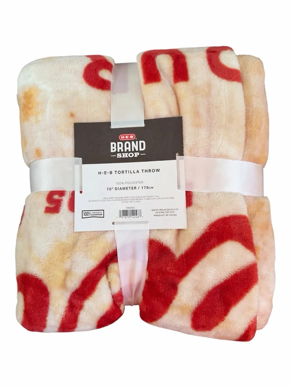 H‑E‑B Brand Shop Bakery Flour Tortilla Throw Blanket